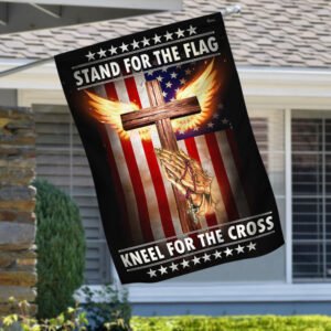 Pray Hands Flag Stand For The Flag Kneel For The Cross TTY319F