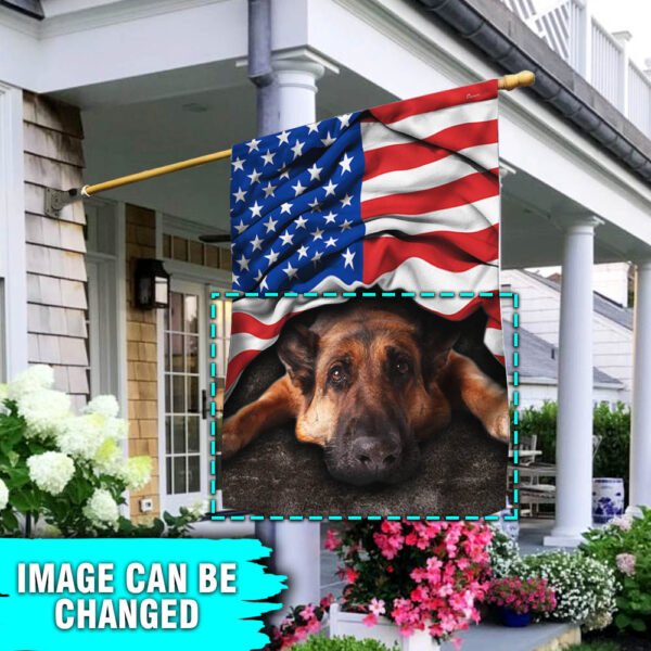 Personalized Dog Patriot American Flag THH3356FCTv1