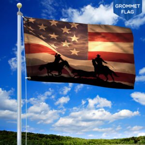Cowboy American Grommet Flag TRN1359GF