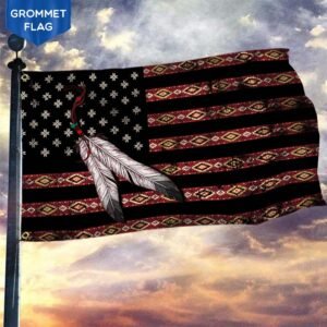 Native American Pride Grommet Flag THH3347GF