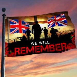 UK Veteran Grommet Flag MO Love Respect NTT131GFv2