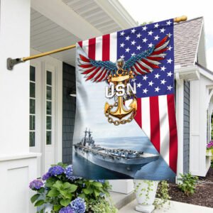 US Navy American Eagle U.S. Navy Flag TRL1367F