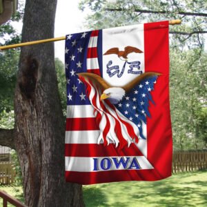 Iowa Eagle Flag MLH1774Fv12