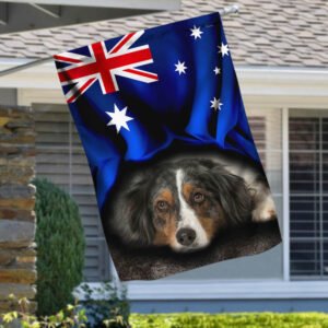 Australian Shepherd Patriot Australian Flag THH3345Fv1