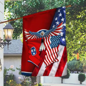 Tennessee American Eagle Flag THB3348Fv3
