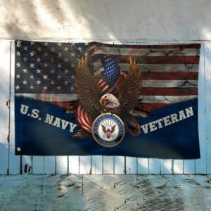 US Navy Veteran Grommet Flag PN475GFv1