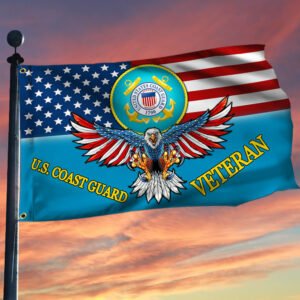 U.S. Coast Guard Veteran Grommet Flag QNN319GFv9