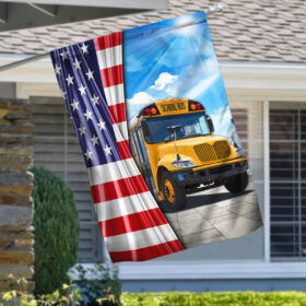 School Bus Driver Flag MLH1877F