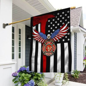 Firefighter Flag The Thin Red Line American Eagle Flag THH3382F