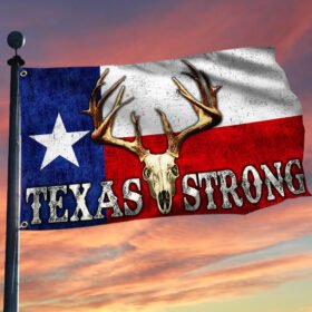 Texas Strong Grommet Flag Longhorn QNN297GF