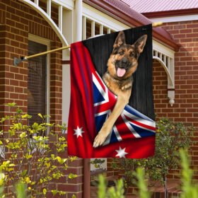 German Shepherd Australian Flag DDH2847Fv18