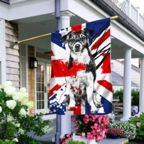 Jack Russell Terrier Dog Flag UK Proud NTB243F