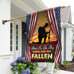 US Flag Stand For The Flag Kneel For The Fallen DDH2856Fv6