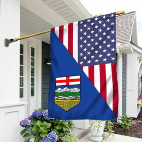 Alberta American Flag TRL1343F
