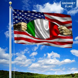 Italian American Grommet Flag TRN101GF