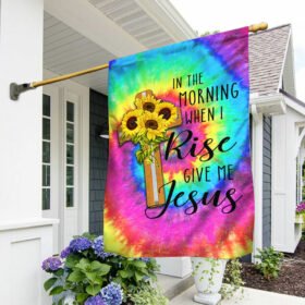 In The Morning When I Rise Give Me Jesus Flag QNN52F