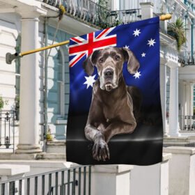 Great Dane Dog Australian Flag QNN576Fv3