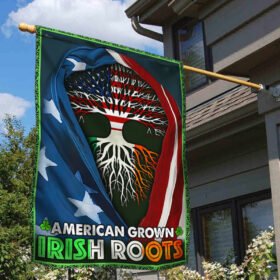 Irish Flag American Grown Irish Roots LHA1839F