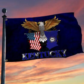 Kentucky State American Grommet Flag QNN254GFv1