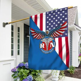 Registered Nurse American Flag TRL1427Fv1