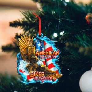 American Biker Custom - Shaped Ornament Birth Choice NTT137O