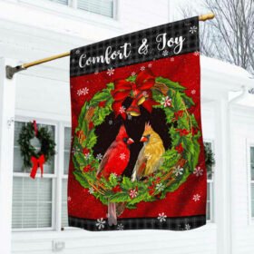 Christmas Flag Cardinal Comfort and Joy Flag TRL1486F