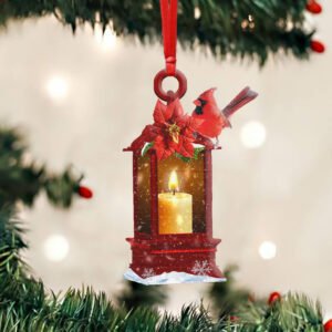 Christmas Custom - Shaped Ornament Snowy Lantern NNT133O