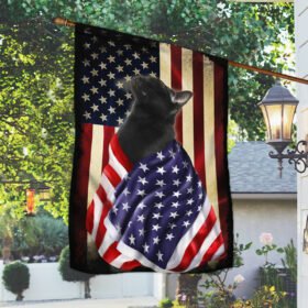 Black Cat American Patriot Flag ANL40Fv56