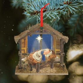 Jesus Is Born Christmas Ornament PN2710O