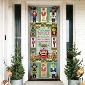 Nutcracker Christmas Door Cover MBH211D