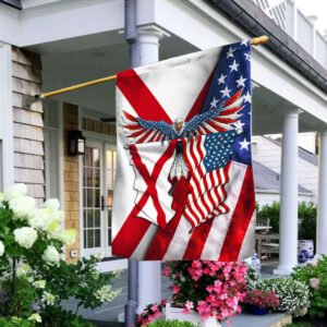 Alabama American Eagle Flag THB3348Fv7