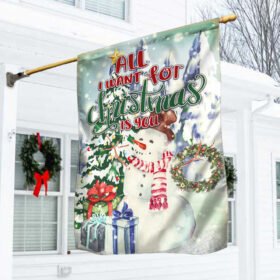 Christmas Flag All I Want For Christmas Is You TTY366F