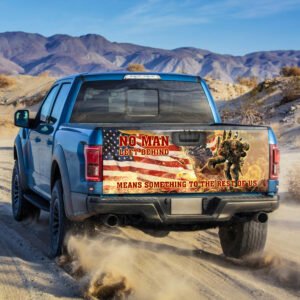 Veteran Truck Tailgate Decal No Man Left Behind ANT247TD
