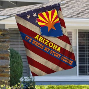 Arizona Flag It's Where My Story Begins MLH1965F