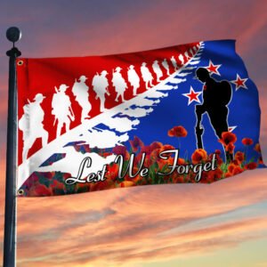 Anzac Day Flag Lest We Forget THB3392GFv1