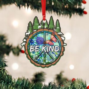 Hippie Ornament Be Kind MLH1932O