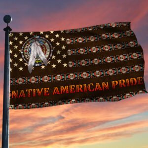 Native American Pride Grommet Flag LHA1797GF