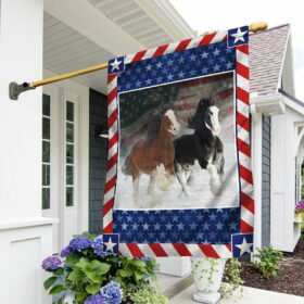 Clydesdale Horses Independence Flag MBH200Fv1