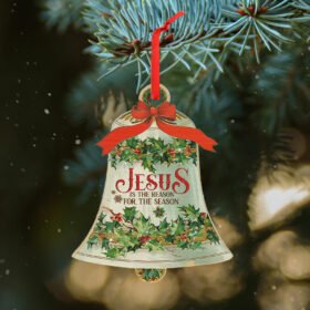 Christmas Ring Ornament Jesus Is The Reason For The Season LHA1835O