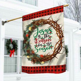 Christmas Flag Jesus Is The Reason For The Season DDH2911F