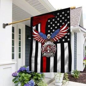 Firefighter Flag The Thin Red Line Flag THH3382Fv1