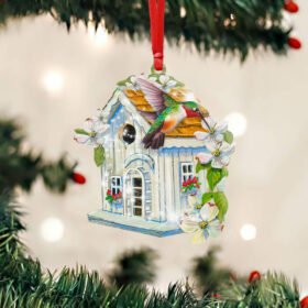 Hummingbird Custom - Shaped Ornament Happy House NNT150O