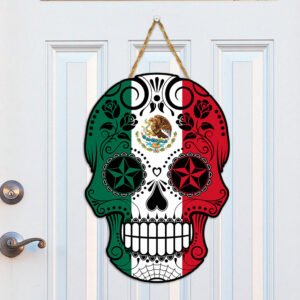 Day of The Dead Wooden Sign Mexican Sugar Skull TRL1494WD