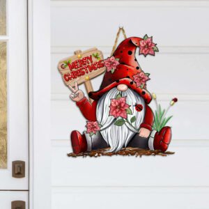Christmas Custom Wooden Sign Gnome Decor NTB162WD