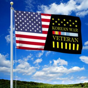 Korean War Veterans Grommet Flag TRL1483GF