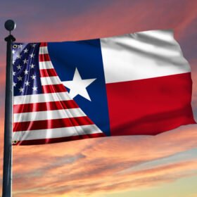 Texas Flag American State Texas Grommet Flag TRL1604GF