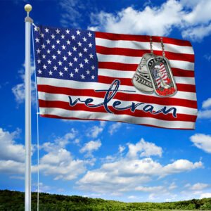 American Veteran Day Grommet Flag NNT175GF