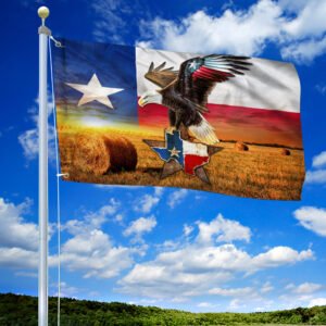 Texas Strong American Eagle Flag THN3523GFv1