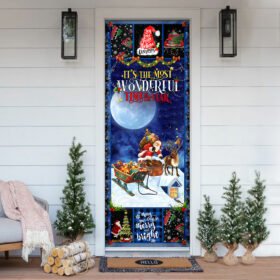 Christmas Door Cover It's The Most Wonderful Time Of The Year ANL0399Dv2