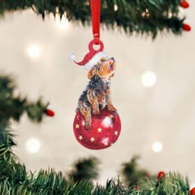 Yorkshire Terrier Dog Christmas Custom - Shaped Ornament Bing Bong NTB386Ov1